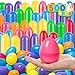 Jumlys 500 PCS 315 Plastic Easter Eggs Bulk Empty Easter Eggs in 8 Colors Fillable Colorful Eggs with Hinge Perfect for Easter Hunt Basket Stuffers Fillers and Easter Theme Party Favors - Image 2