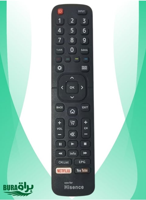 En2Bb27H Remote Control Replace For Hisense Led Smart Tv En2Bb27Hb En2Bb27 H32A5840 H43Ae6030 H32B5600 H39Ae5500 H40B5600
