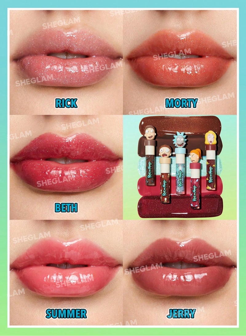 SHEGLAM Rick and Morty family counseling lip gloss Summer - Image 3