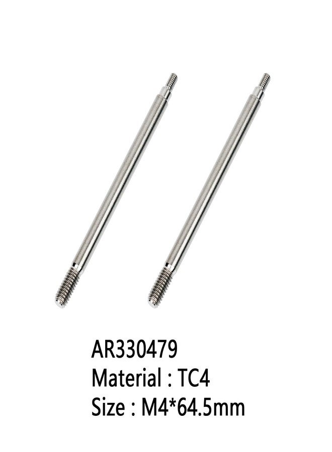 MOSHNOLY عمود صدمة سبائك التيتانيوم TC4 لسيارة ARRMA 6S 1/8 TyphonV5-R و Kraton/Notorious/Outcast، TC4 2PCS قطع غيار سيارات RC محسنة AR330479-TyphonV5-R&Kraton/Notorious/Outcast-All F - Image 2