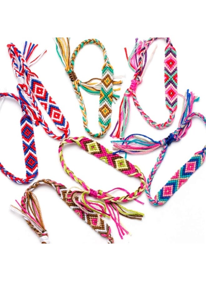 iShyan Woven Friendship Bracelets 20 Pcs Braided Bracelets Handmade Colorful Adjustable String Bracelets,1cm - Image 1