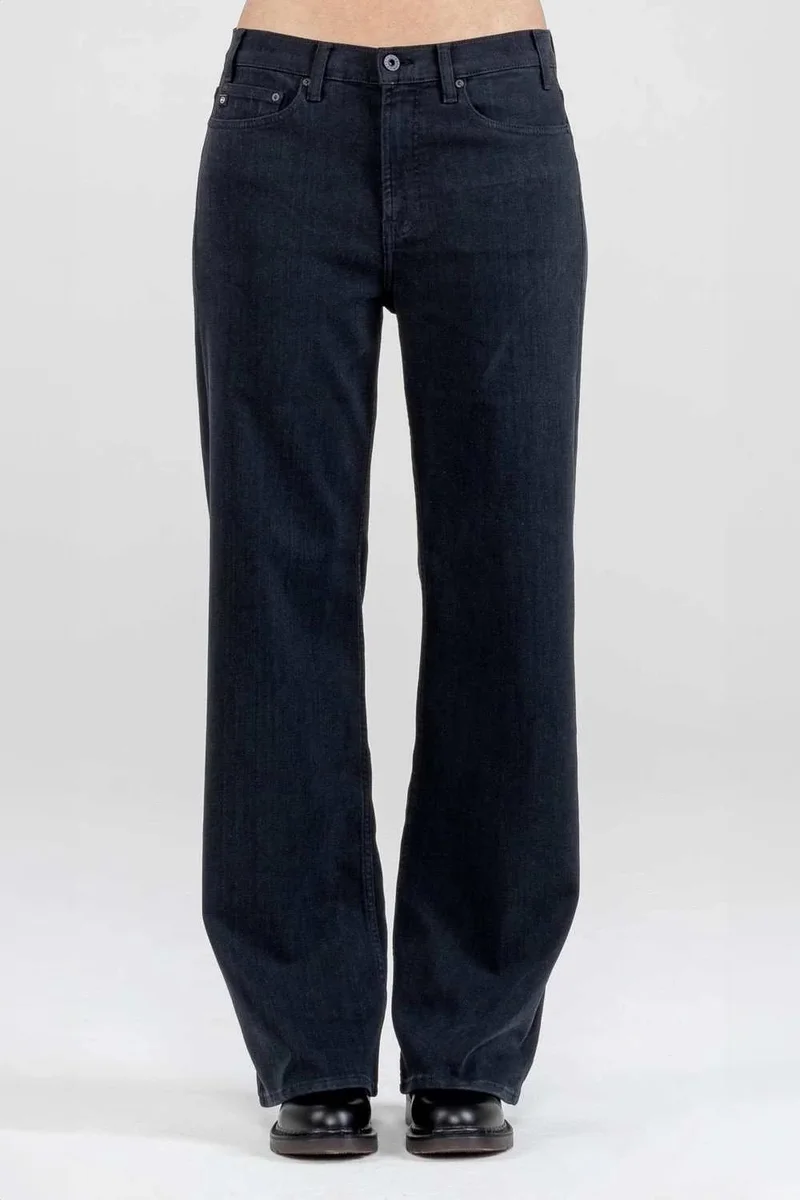 Ag Jeans Cropped Skinny-Fit Dark Denim Jeans