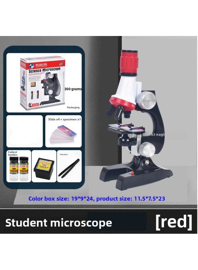 Children's Puzzle Early Education Simulation Biology Science Primary School Students' Laboratory Special High Definition Puzzle Microscope Toy-Color:Microscope  - Image 1