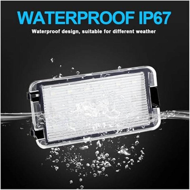 Vuzmode 2Pcs White License Plate Lights for Seat Models - Image 3