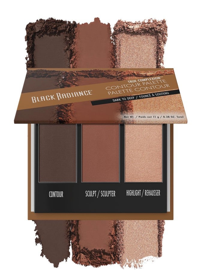 Black Radiance True Complexion Contour Palette, Dark To Deep - Image 1