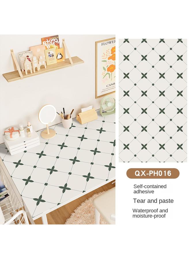 Bluejw Literary Small Fresh Retro Wallpaper Self-adhesive Ins Wind Renovation Cabinet Stickers Waterproof Moisture-proof Self-adhesive Wallpaper - Image 1