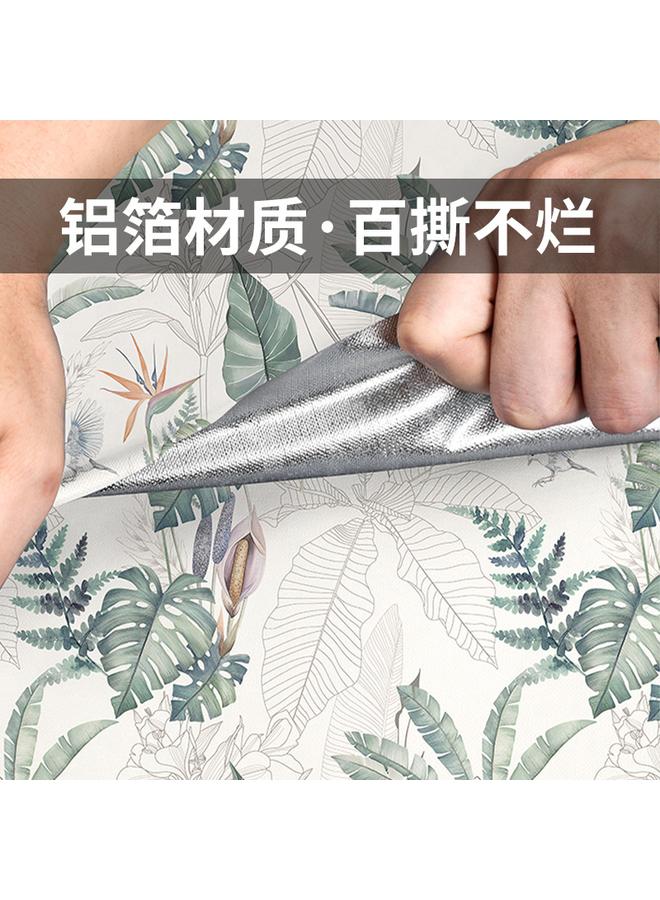 Bluejw Literary Small Fresh Retro Wallpaper Self-adhesive Ins Wind Renovation Cabinet Stickers Waterproof Moisture-proof Self-adhesive Wallpaper - Image 4