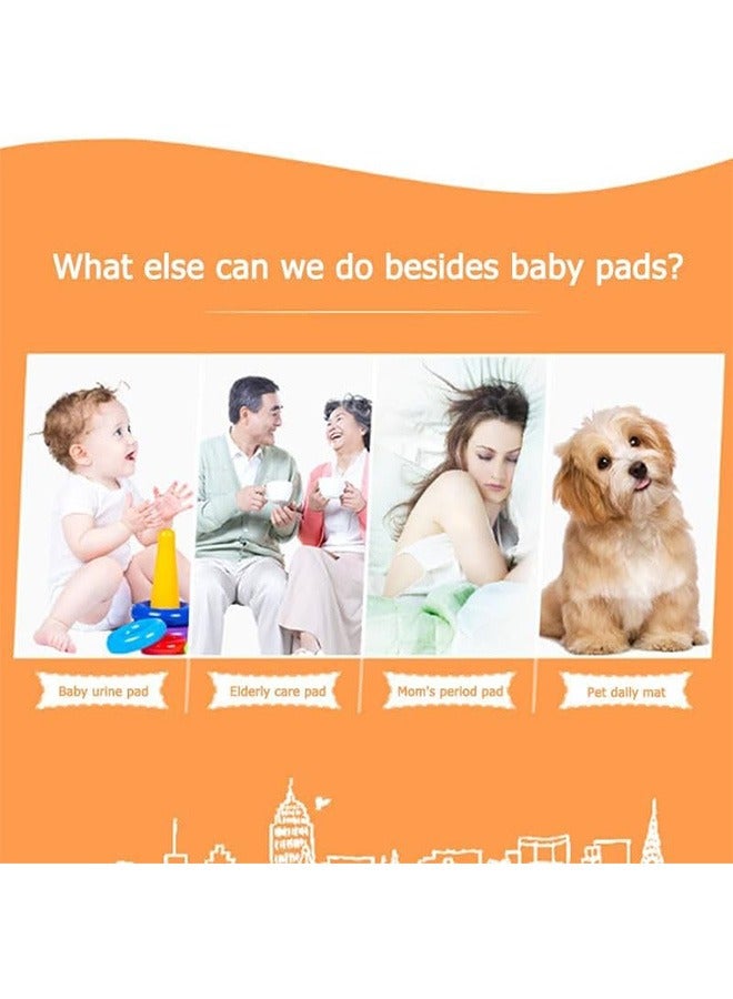 LCAREMOM 2 PCS 70x90cm Baby Waterproof Bed Pad, Bed Wetting Pads for Kids, Washable Toddler Potty Training Pads Baby Wateproof Pad Mat for Pack n Play/Crib/Mini Crib, Reusable Incontinence Underpads for Kids/Adult/Pets (Pink and Blue)  - Image 5