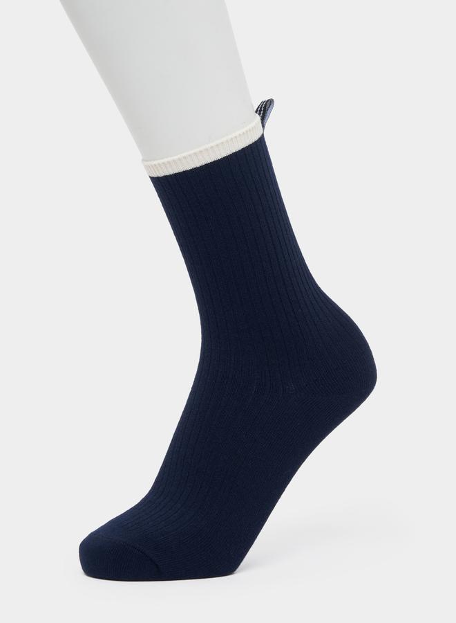 Styli Pack Of 4 - Striped Crew Socks  - Image 4