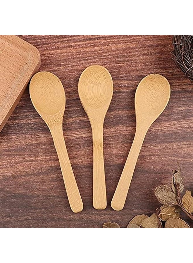 Bambu Cini 3-Piece Natural Bamboo Kitchen Cooking Spoon Set – Eco-Friendly & Heat Resistant - Image 5