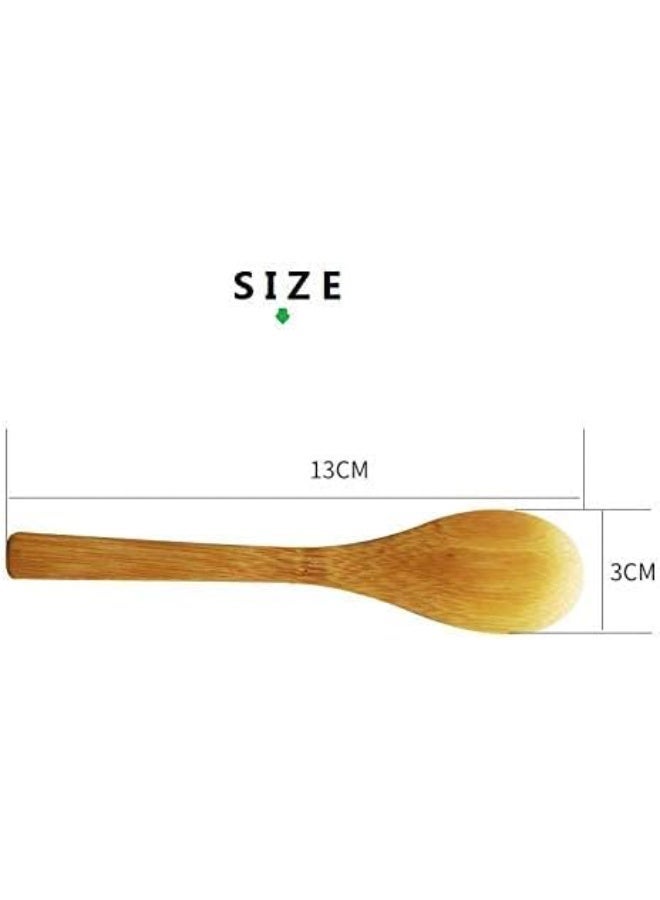 Bambu Cini 3-Piece Natural Bamboo Kitchen Cooking Spoon Set – Eco-Friendly & Heat Resistant - Image 1