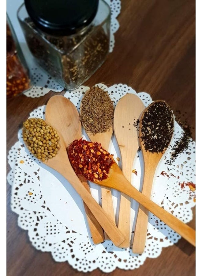 Bambu Cini 3-Piece Natural Bamboo Kitchen Cooking Spoon Set – Eco-Friendly & Heat Resistant - Image 4