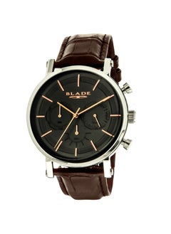 Blade BLADE Horizon Grey 3578G1SGO SS & Leather Chronograph Men's Watch 