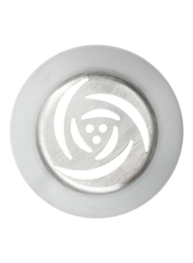 Restaurantware فوهة أنابيب روسية، فوهة تزيين كعكة وردة 1 - #8، مقاومة للتآكل، فوهة تزيين من الفولاذ المقاوم للصدأ باللون الأرجواني لتزيين الكريمة، قابلة للغسل في غسالة الصحون، لتزيين الكب كيك، الكعك، أو البسكويت - Image 1