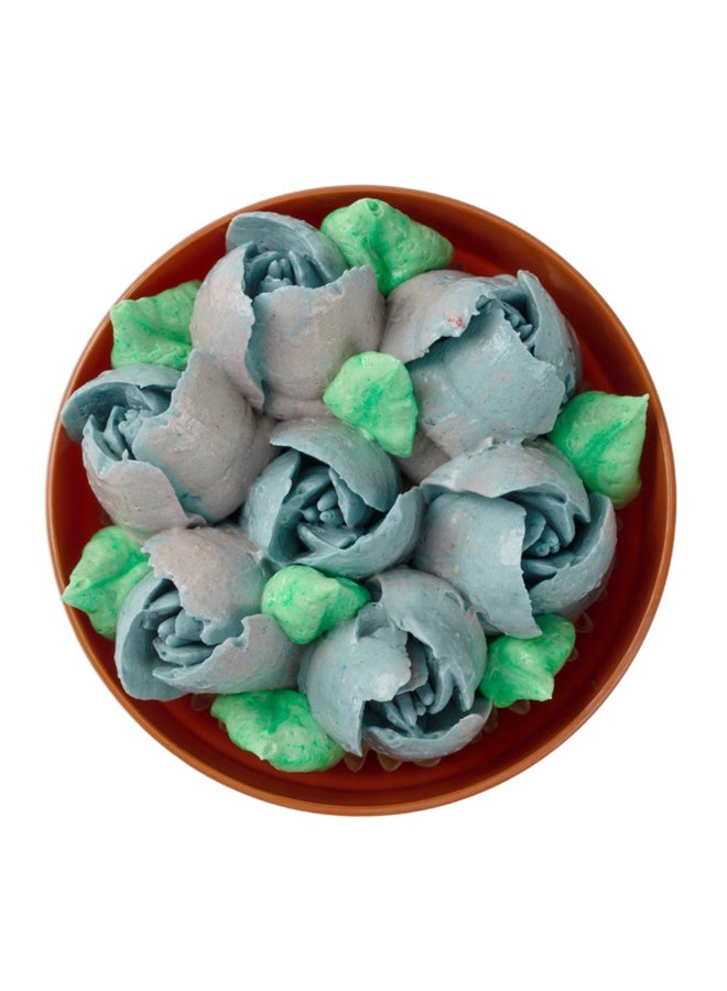 Restaurantware فوهة أنابيب روسية، فوهة تزيين كعكة وردة 1 - #8، مقاومة للتآكل، فوهة تزيين من الفولاذ المقاوم للصدأ باللون الأرجواني لتزيين الكريمة، قابلة للغسل في غسالة الصحون، لتزيين الكب كيك، الكعك، أو البسكويت - Image 2