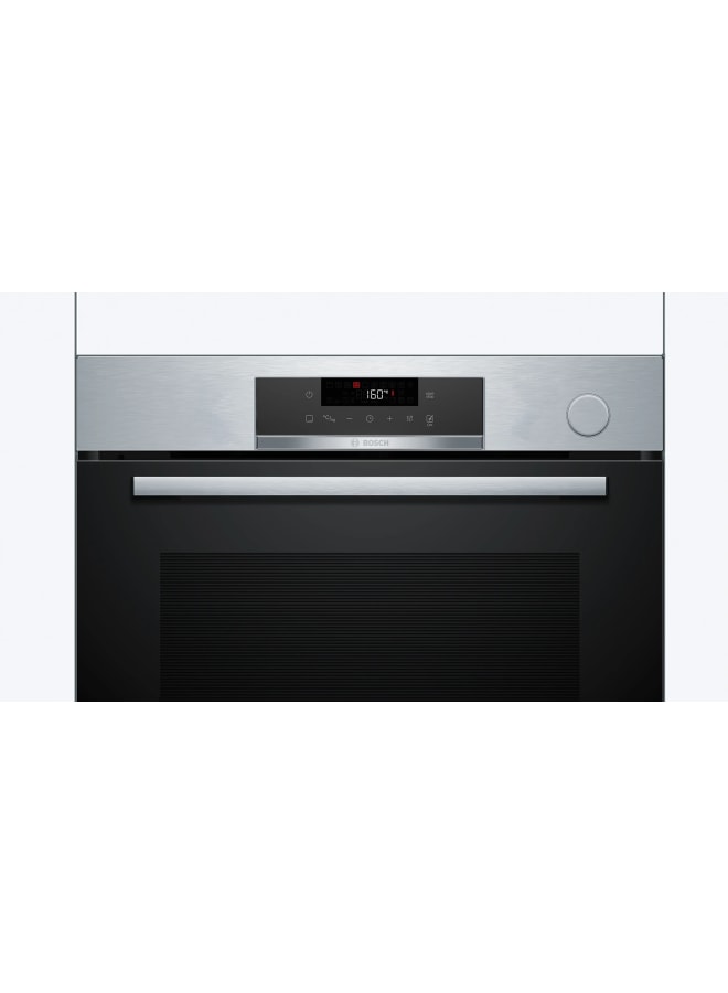 BOSCH Series 4 Built-in oven with added steam function 60 x 60 cm Stainless steel HRG532ES3 HRG532ES3 Stainless steel - Image 2