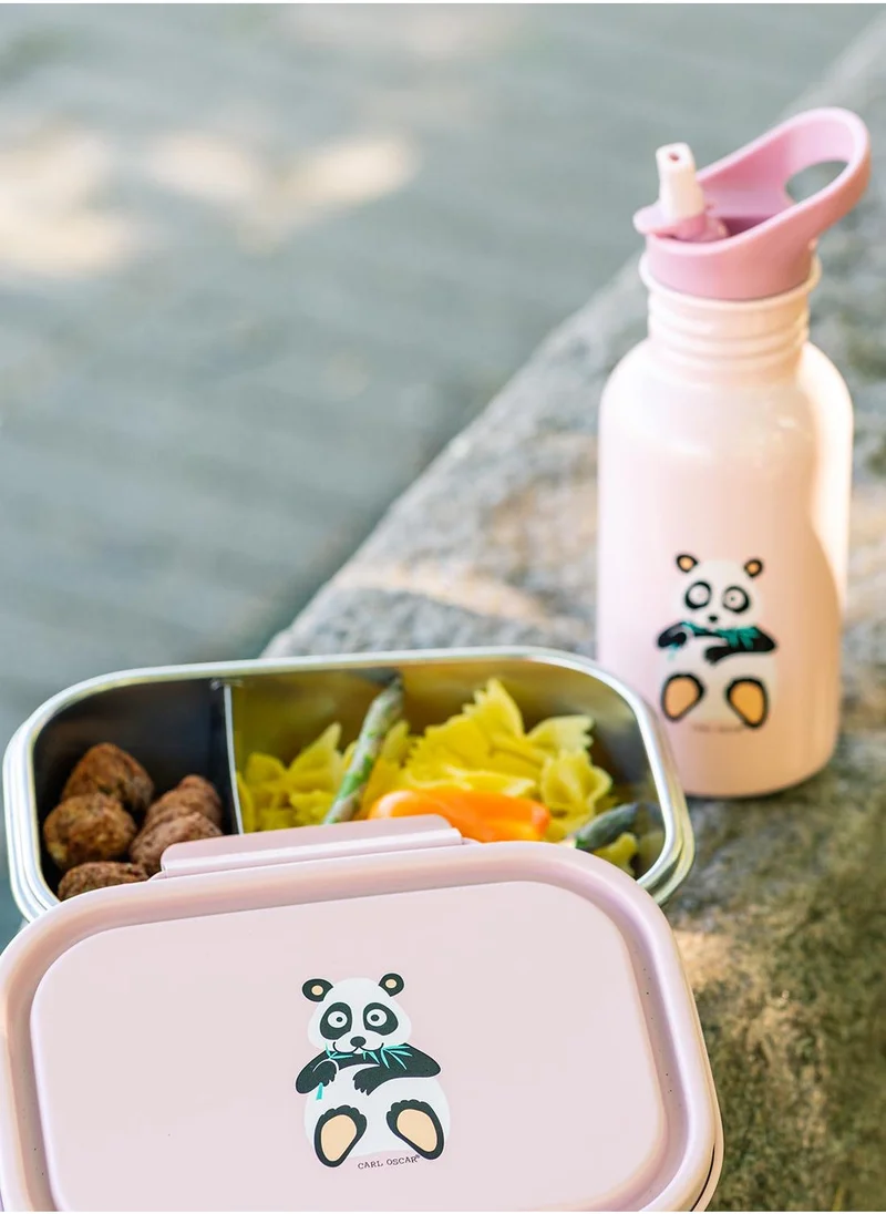 Carl Oscar Carl Oscar Sweden Steelish™ Lunchbox, 1.0L Kids - Pink - Panda