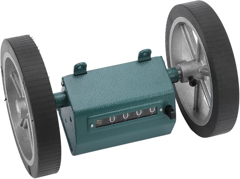 Green 5 Digit Mechanical Length Counter Roller Type Meter For Textile Printing Leather Yarn Measuring - Image 5