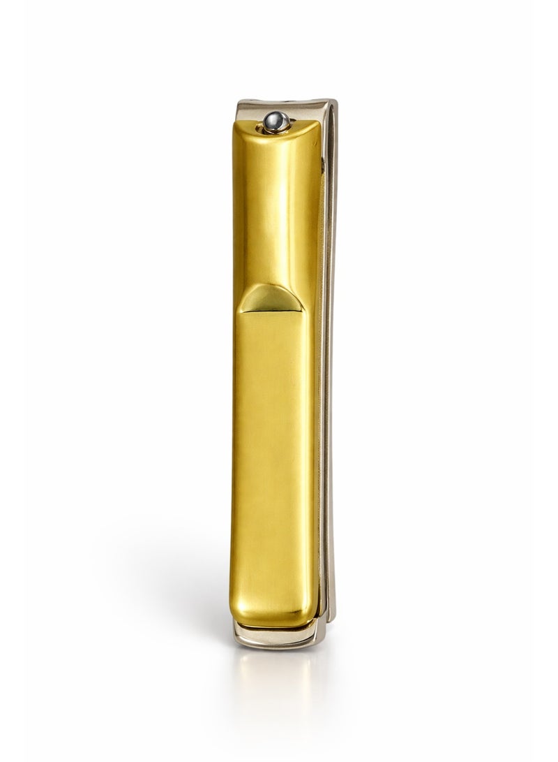 Premium Stainless Steel Nail Clipper – Sharp Precision Cutting for Clean & Smooth Nails, Elegant Gold Finish, Durable Design for Daily Use & Travel, Suitable for Men & Women