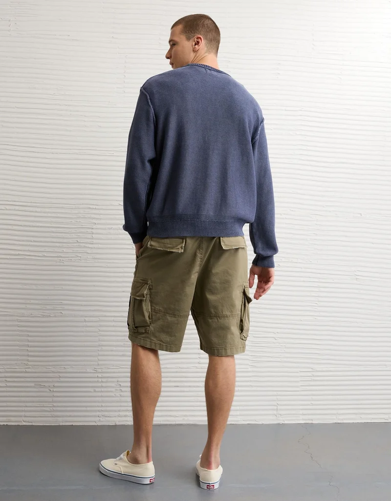 امريكان ايجل كنزة بتصميم معكوس مغسولة