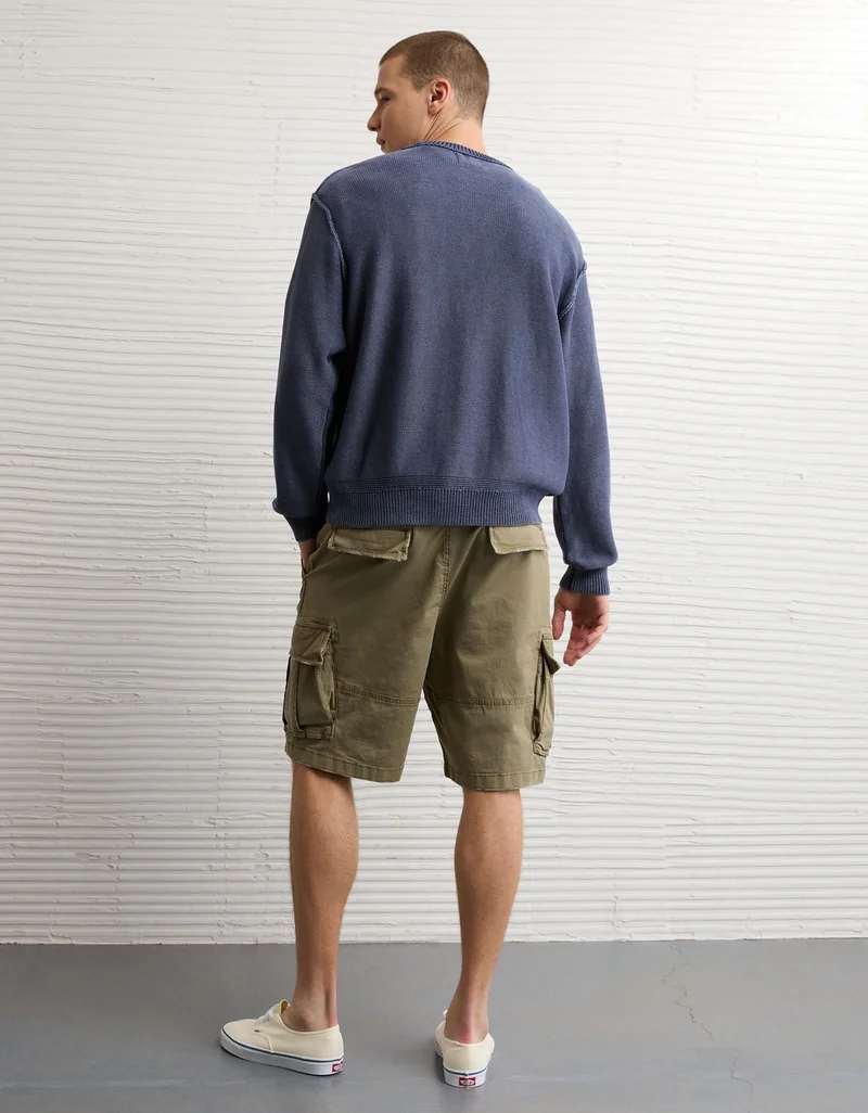 American Eagle  AE Washed Reverse Sweater for Men | Best Price UAE