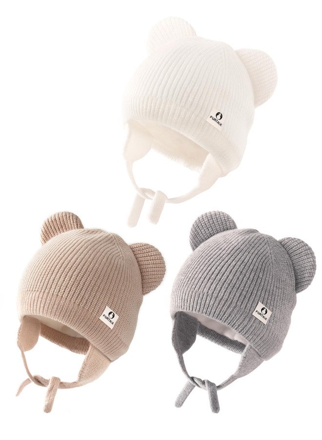 FURTALK Baby Infant Winter Hat Toddler Beanie with Bear Ear Boys Girls Soft Warm Cap - Image 1