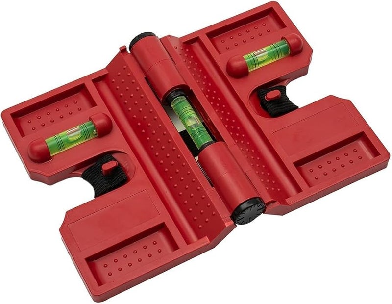 Adjustable Post Level Tool with Elastic Band for Fence and Pipe Horizontal Vertical Alignment - Image 5