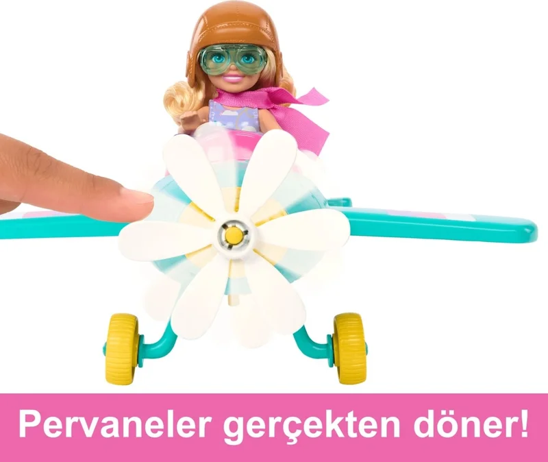Barbie Chelsea's Propeller Mini Plane Playset HTK38