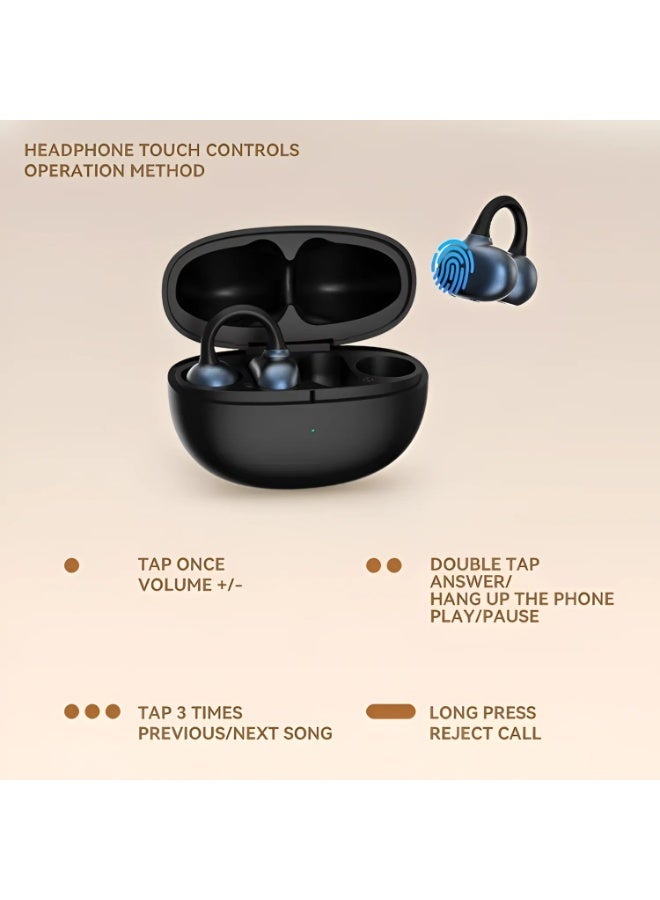 سمارت باري سماعات الأذن Smartbarry H66 TWS، سماعات ستيريو لاسلكية بالكامل بتقنية Bluetooth 5.4 وتحكم باللمس - Image 2