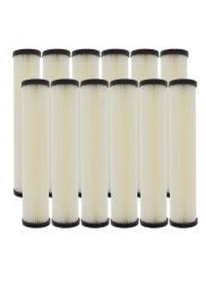 CFS - 12 Pack Whole House Standard Water Filter Cartridges Compatible with S1A Models - Removes Bad Taste & Odor - Whole House Replacement Filter Cartridge