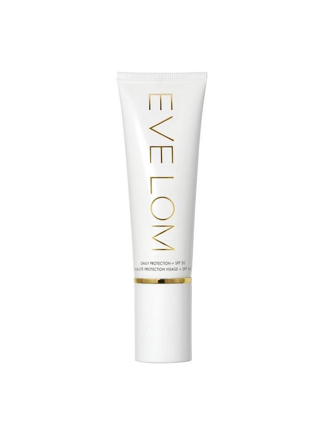 Eve Lom Daily Protection Spf 50 Facial Sunscreen Contains Six Scientific Sunscreens And Is Free From Zinc And Titanium Dioxide. Protects Skin With Dualaction Uv And Antioxidant Shields 50 Ml - Image 1