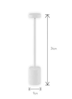 Evren Rechargeable Cordless Touch control Elegant Stem Table Lamp  - Image 3