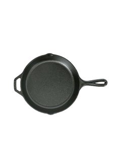 LODGE Cast Iron Round Skillet Pan with Hanging Loop Black 10.5 inch L8SK3  - Image 2