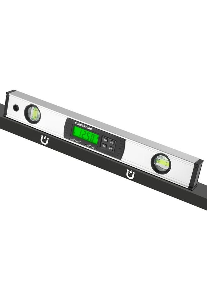 16 Inch Magnetic Spirit Level with LCD Backlight 400mm Angle Finder for Home DIY Projects - Image 1