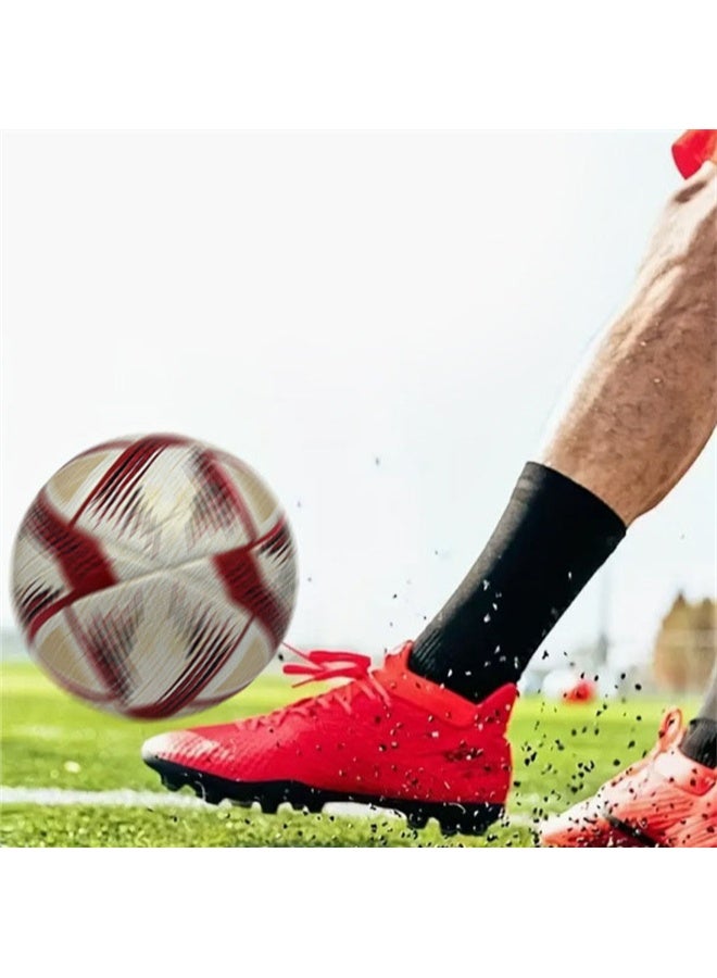 هومستر كرة القدم ، كرة القدم التدريبية ، الكرة النهائية لكأس العالم ، المرتبطة الحرارية ، الحجم 5 ، متينة للمباريات المكثفة والتدريب - Image 3