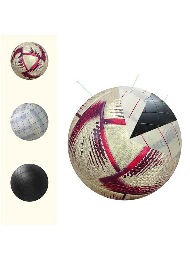 هومستر كرة القدم ، كرة القدم التدريبية ، الكرة النهائية لكأس العالم ، المرتبطة الحرارية ، الحجم 5 ، متينة للمباريات المكثفة والتدريب - Image 4