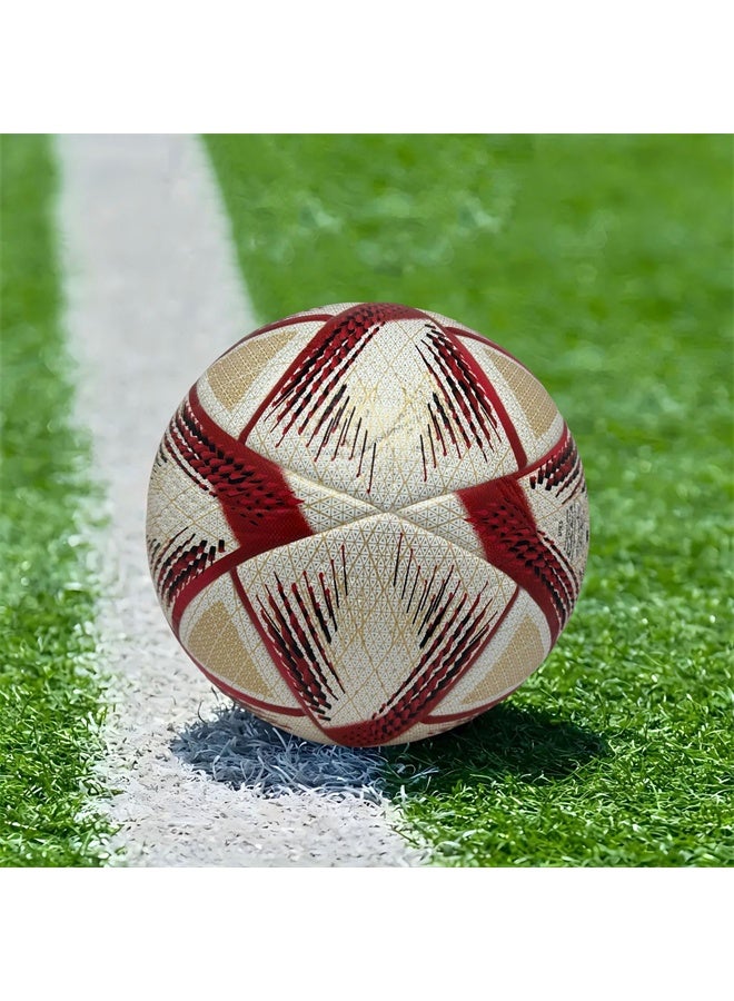 هومستر كرة القدم ، كرة القدم التدريبية ، الكرة النهائية لكأس العالم ، المرتبطة الحرارية ، الحجم 5 ، متينة للمباريات المكثفة والتدريب - Image 5