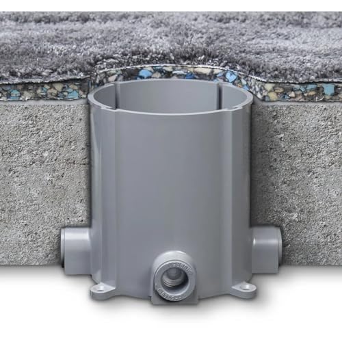 Hubbell Non-Metallic Floor Box for Concrete Pour, with 3/4 and 1 in. Hubs - Image 3