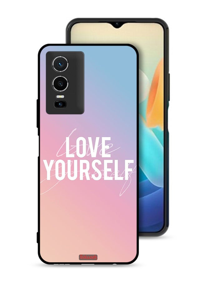 Tolwak Vivo Y76 5G Protective Case Cover Love Yourself - Image 1