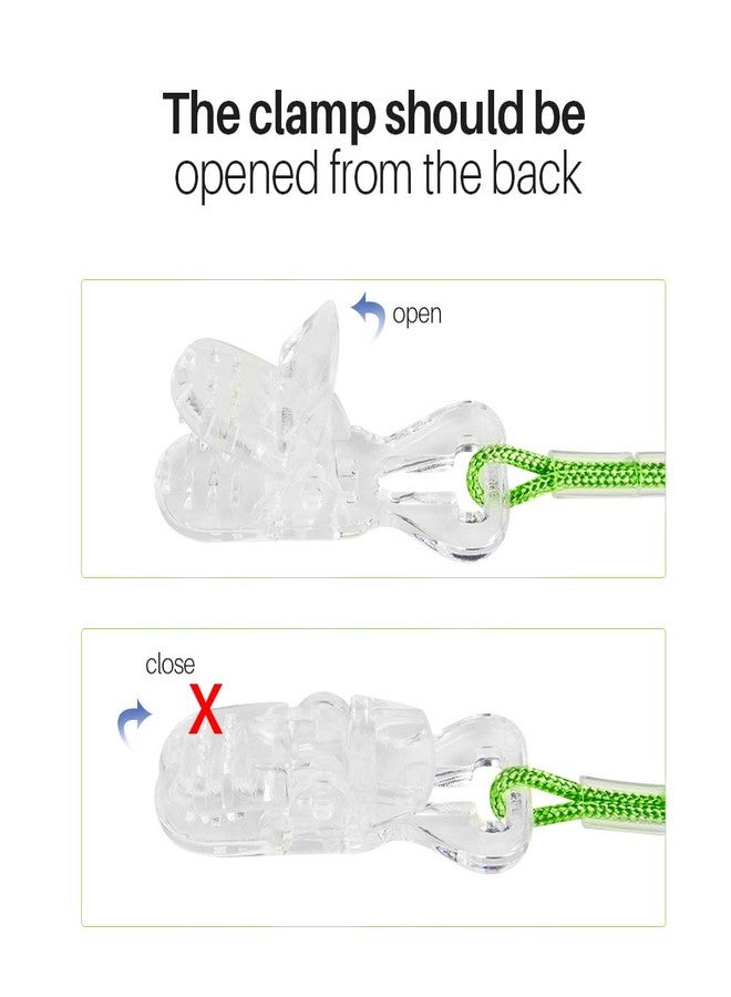 SoundLink Hearing Aid Clip - Anti-Lost Hearing Aids Lanyard Protector BTE Clip Holder for Adults Seniors (Green) - Image 4