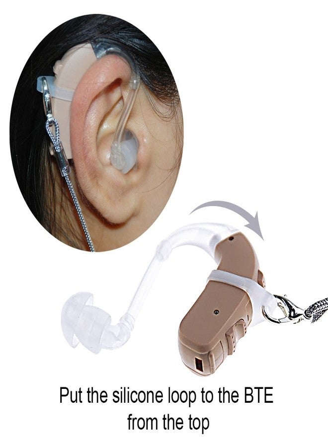 SoundLink Hearing Aid Clip - Anti-Lost Hearing Aids Lanyard Protector BTE Clip Holder for Adults Seniors (Green) - Image 5