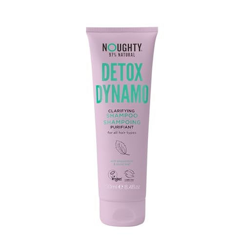 NOUGHTY شامبو نوتي 97 ديتوكس دينامو المنظف لتجديد الشعر وإزالة الرواسب مناسب للاستخدام اليومي مع النعناع وورق السوريل خالي من الكبريتات للعناية بالشعر النباتي 250 مل - Image 1