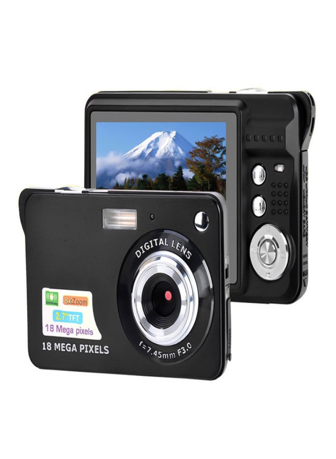 Digital Camera Mini Pocket Camera 18MP 2.7 Inch LCD Screen 8x Zoom Smile Capture Anti-Shake with Battery - Image 5