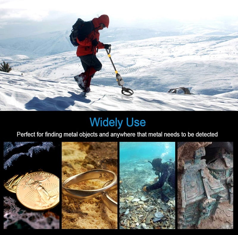 klarako Metal Detector, Professional Handheld Gold Detector Digger Treasure Scanner Deep Sensitive Metal Search Finder with LCD Display for Adults Kids - Image 5