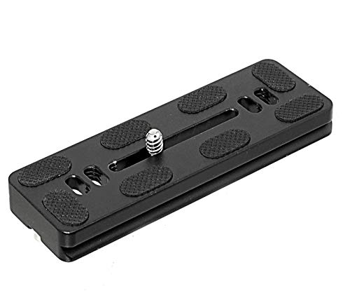 Fotasy 100mm Arca Swiss Plate, 100 mm QR Quick Release, Long Arca Type Plate, Tripod Quick Release Plate fits Arca-Swiss Standard Clamp for DSLR Camera Lens Tripod Ballhead - Image 1