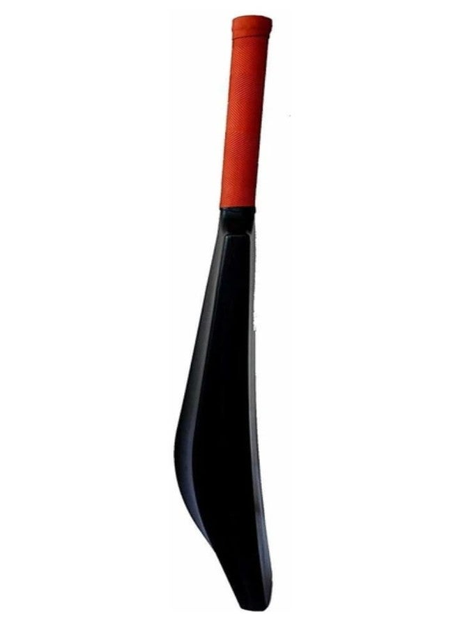 Manos Cricket Bat, Full Size, Black, Orange, Red, Yellow & Green colorTextured Grip Handle Pack of 1 - Image 1