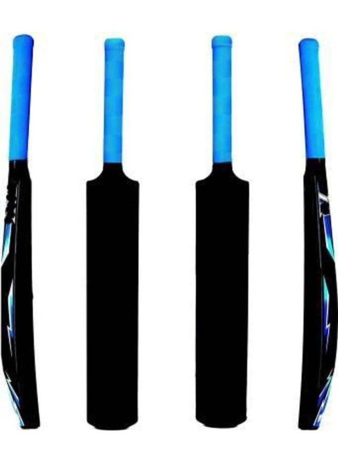 Manos Cricket Bat, Full Size, Black, Orange, Red, Yellow & Green colorTextured Grip Handle Pack of 1 - Image 3