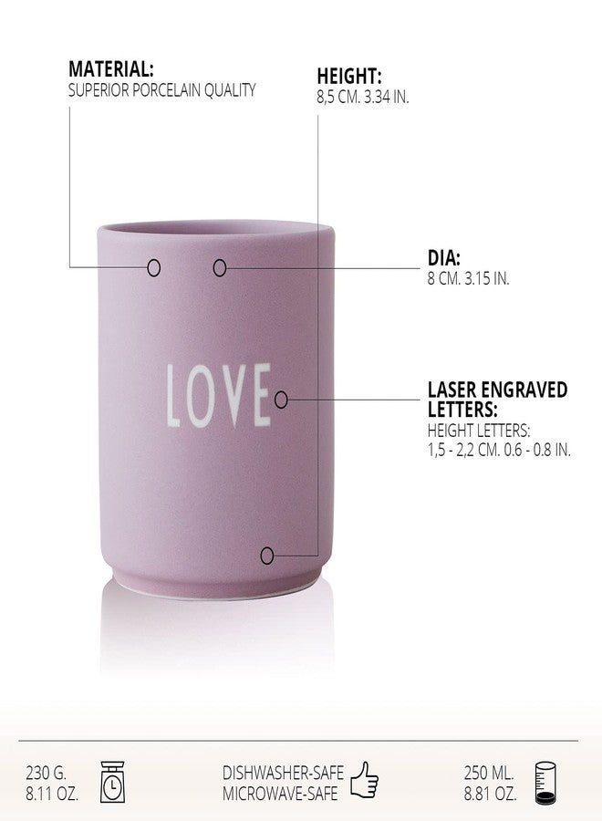 Design Letters Favourite Coffee Cup | Coffee Mug for Christmas Decoration, Holiday Gifts, Christmas Gifts for Women, Christmas Gifts for Men | Porcelain Tea Cup with Engraved Letters | Tea Mug | 9 OZ - Image 2