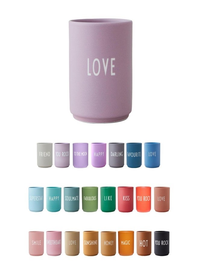 Design Letters Favourite Coffee Cup | Coffee Mug for Christmas Decoration, Holiday Gifts, Christmas Gifts for Women, Christmas Gifts for Men | Porcelain Tea Cup with Engraved Letters | Tea Mug | 9 OZ - Image 1