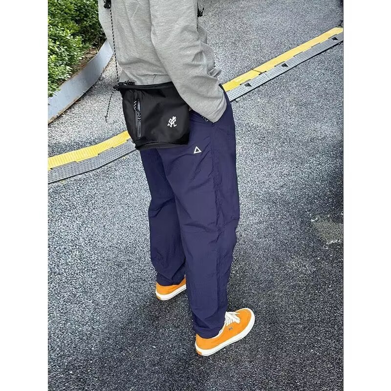 Functional overalls men's spring and autumn new elastic waist hiking pants micro cone slim-fit waterproof paratrooper pants charge pants - Image 5